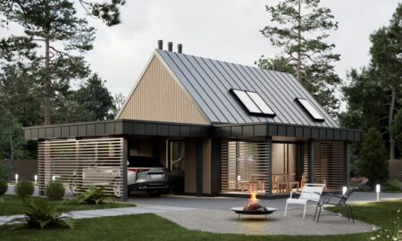 Каркасный дом "БАРН 66"