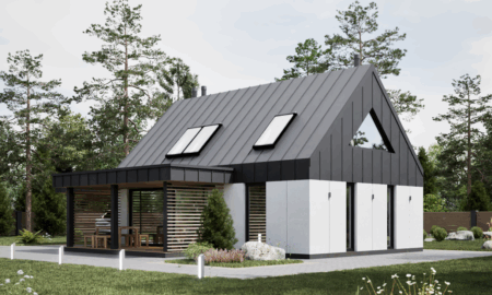 Каркасный дом "ЛОФТ 66"