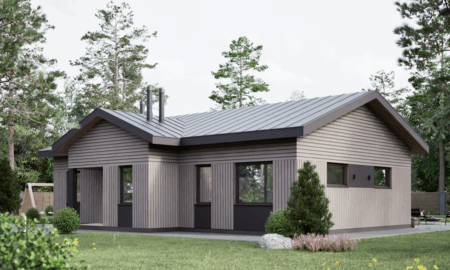 Каркасный дом "Сканди" (110) 3к.