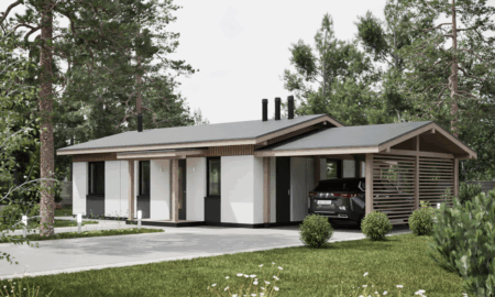 Каркасный дом "Лофт 66"