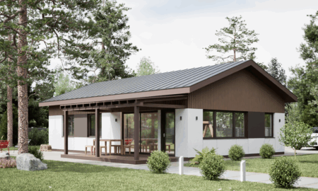 Каркасный дом "Лофт" (110) 3к